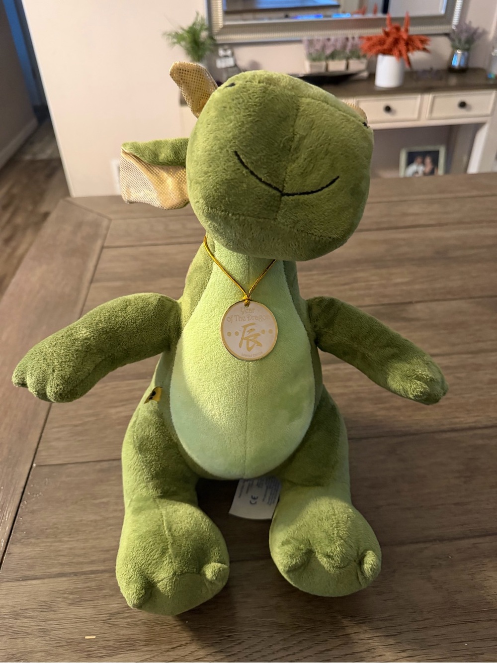 Build A Bear Year of the Dragon 2012 Limited Edition Green Plush Gold Accents